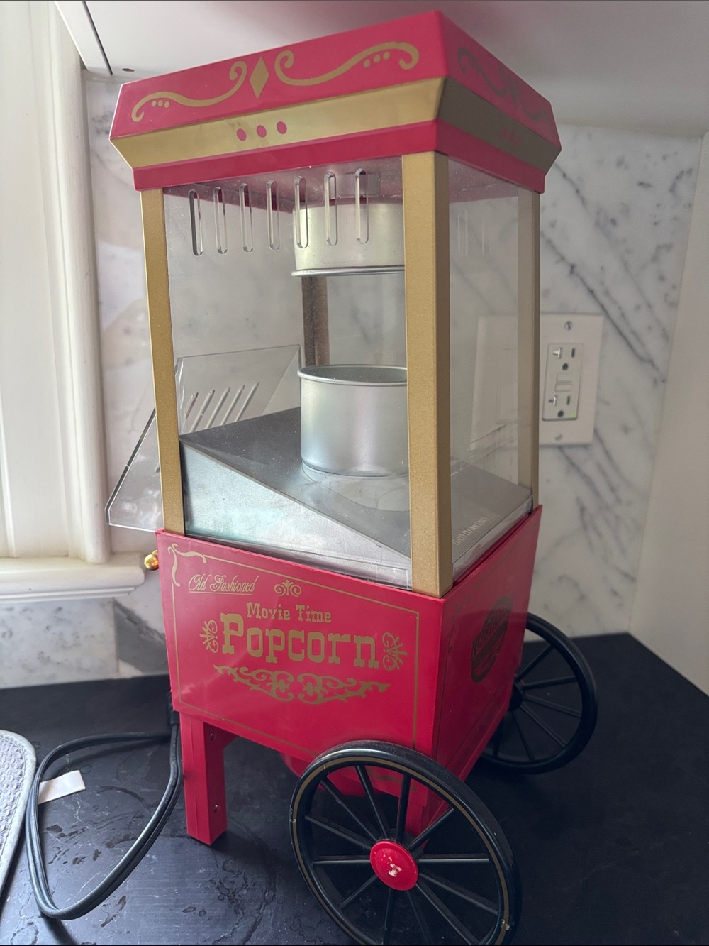 Retro Red Movie Time Popcorn Maker